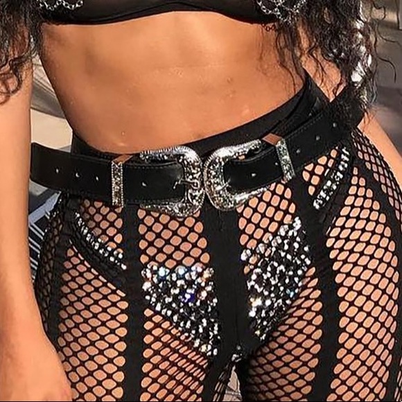 Fashion Nova Accessories - Brianna Double Buckle Belt